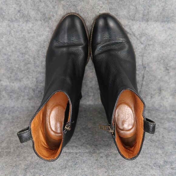 Madewell Shoes Womens 7 Bootie Fashion Classic Billie Boot Leather Stacked Heel - Picture 8 of 15